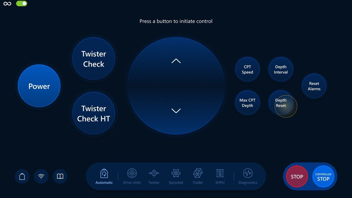  Depth Reset button click