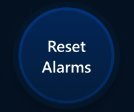 Reset Alarms button