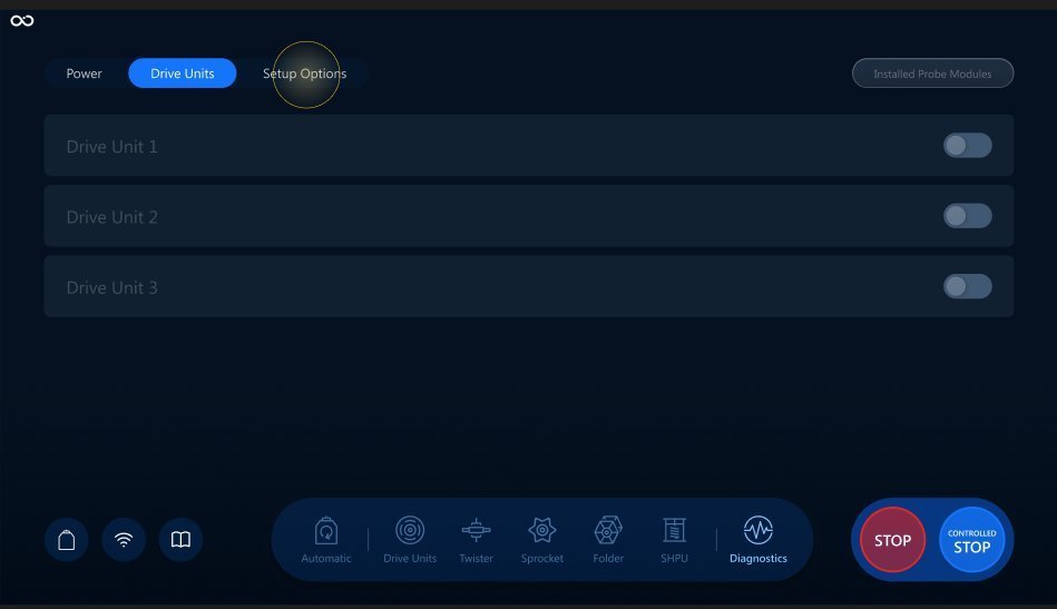 Drive Units tab disabled
