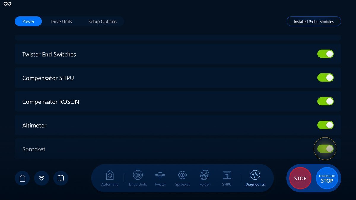 Tap on Sprocket toggle