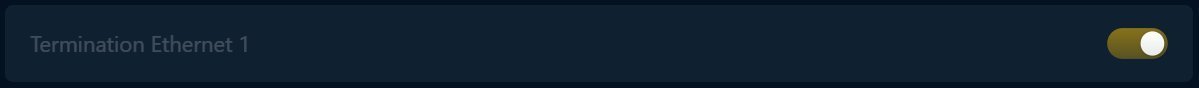 Toggle with warning status
