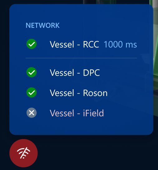 Network panel error