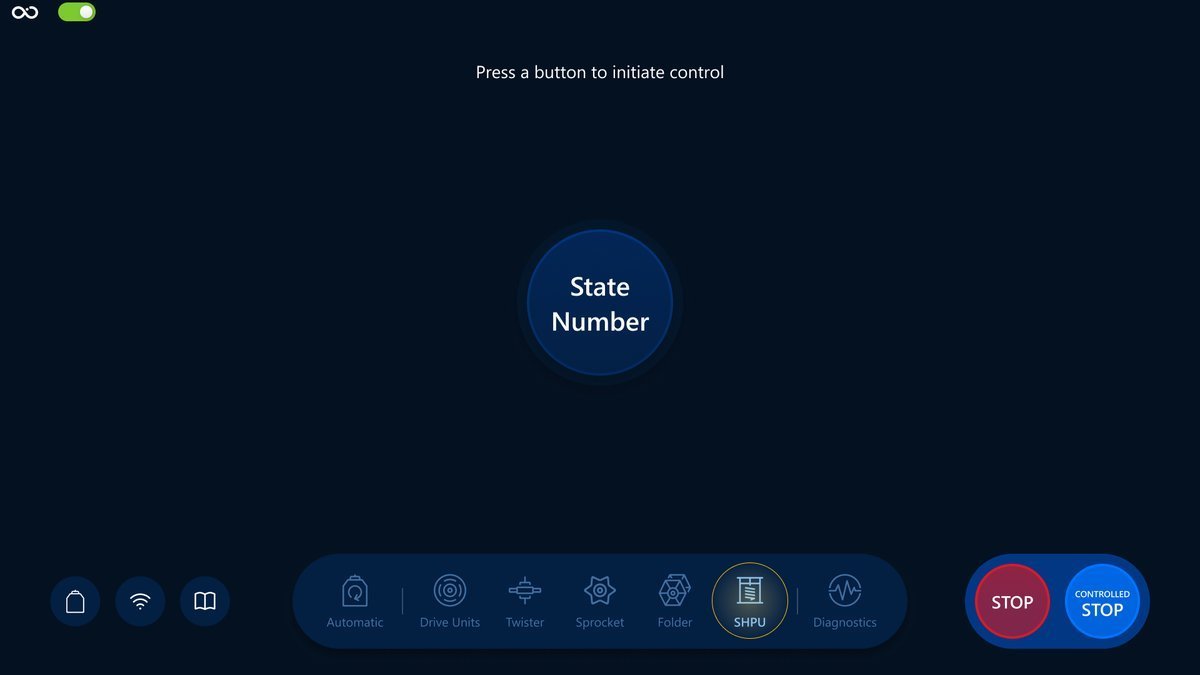 Navigate to SHPU screen