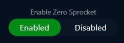 Enable Zero Sprocket switcher