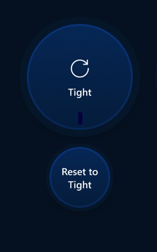 Tight and Reset To Tight buttons