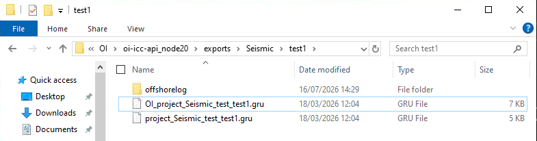 Test folder contents with GRUs