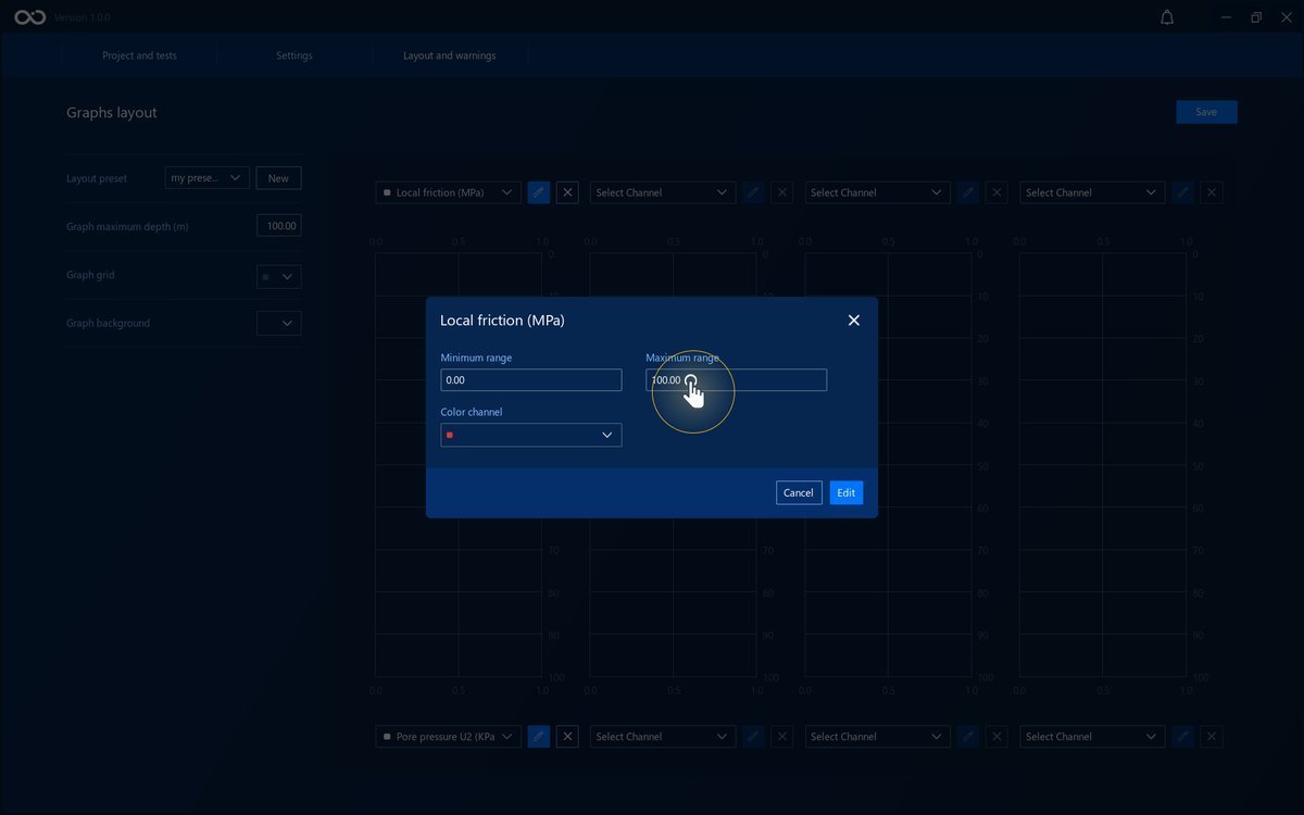 Setting the graph maximum value