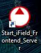 Start iField Frontend Server shortcut
